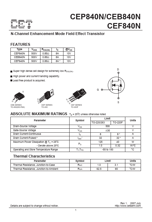 CEP840N