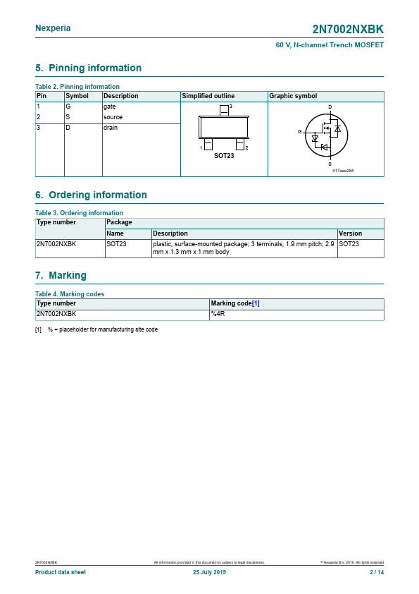 2N7002NXBK