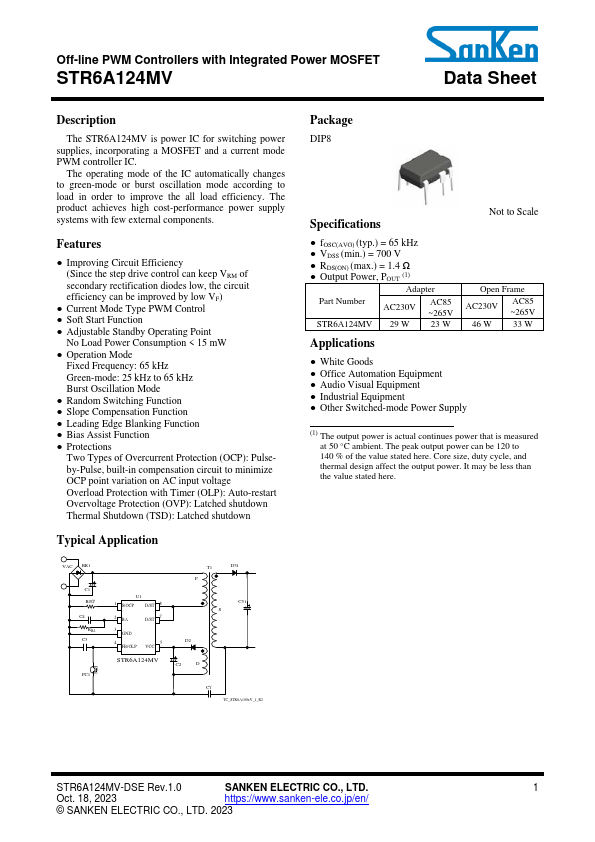 STR6A124MV