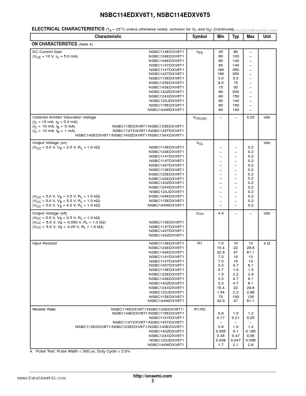 NSBC114EDXV6T1