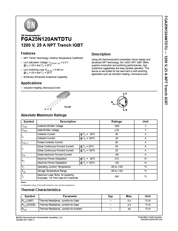 FGA25N120ANTDTU