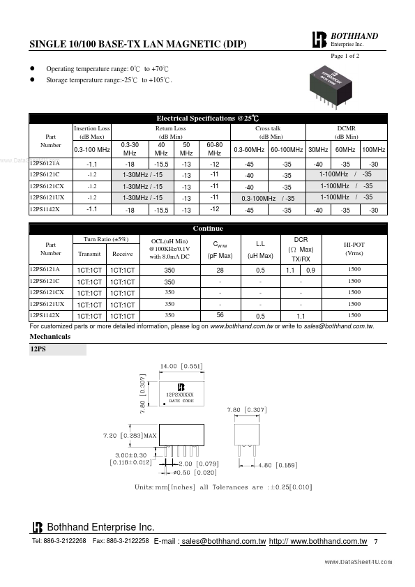 12PS6121A