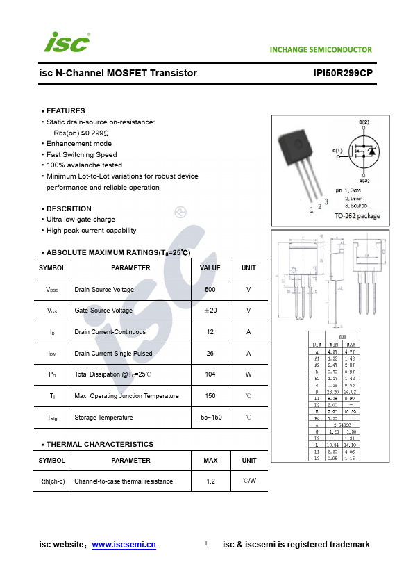 IPI50R299CP