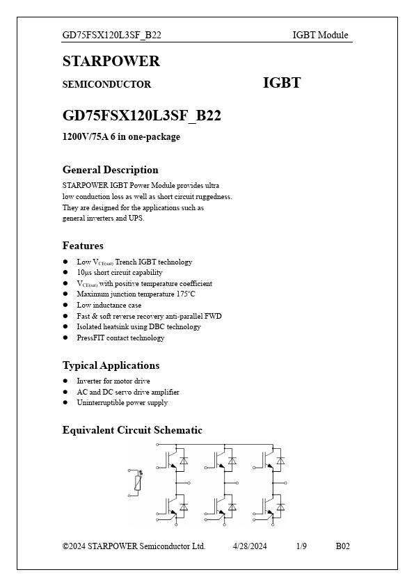 GD75FSX120L3SF_B22 Datasheet Preview
