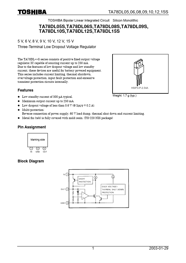 TA78DL15S