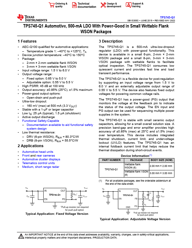 TPS745-Q1