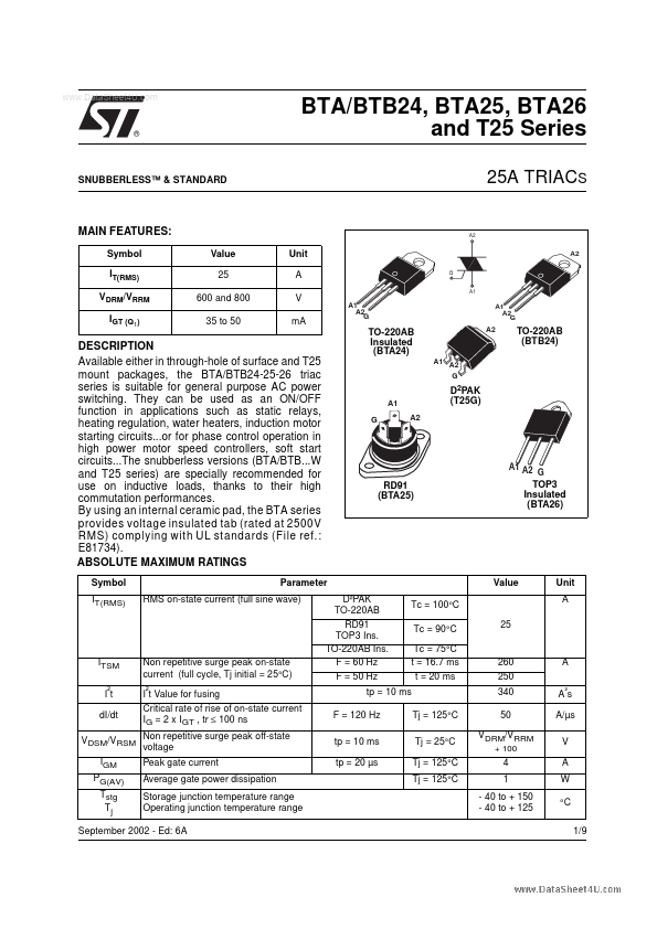 BTA26-800A