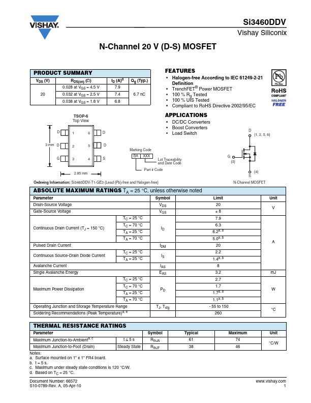 SI3460DDV