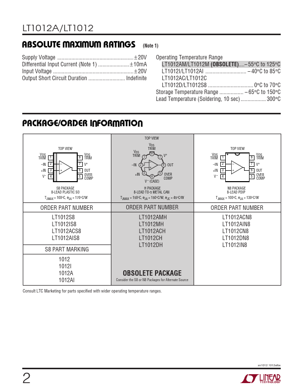 LT1012