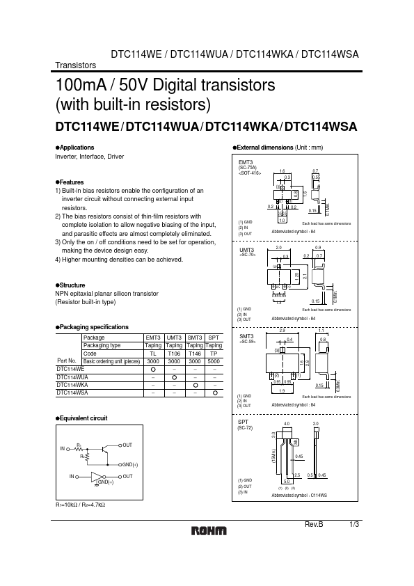 DTC114WKA