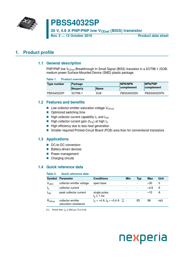 PBSS4032SP