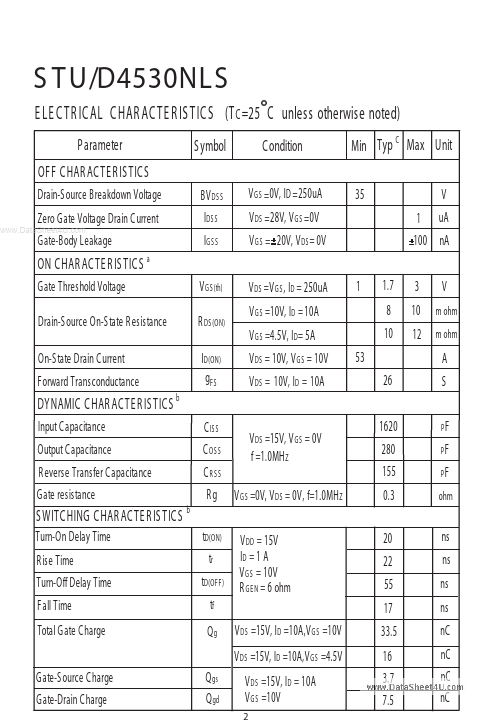 STD4530NLS