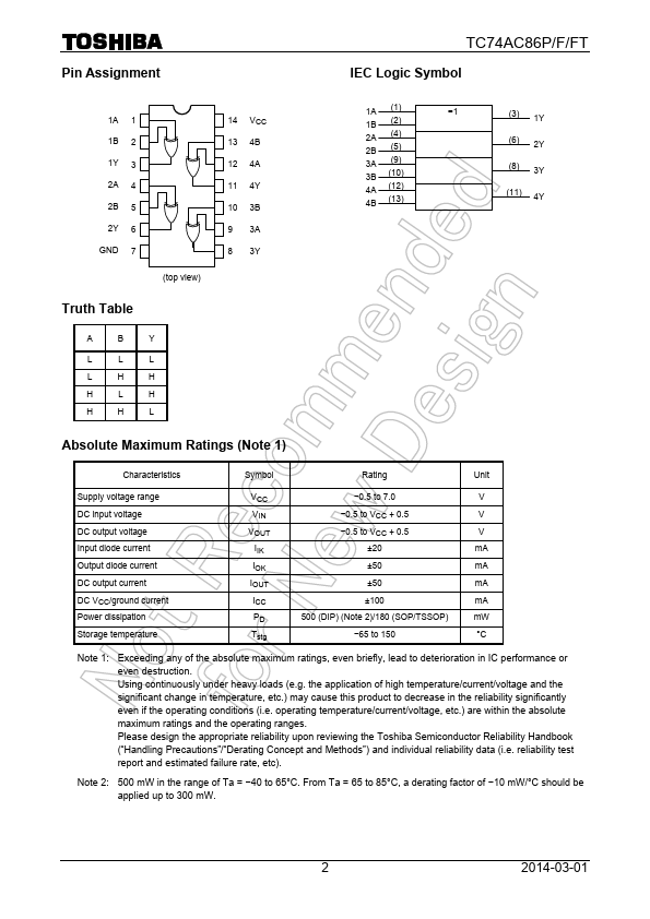 TC74AC86FN