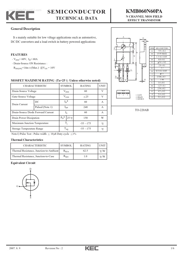 KMB060N60PA