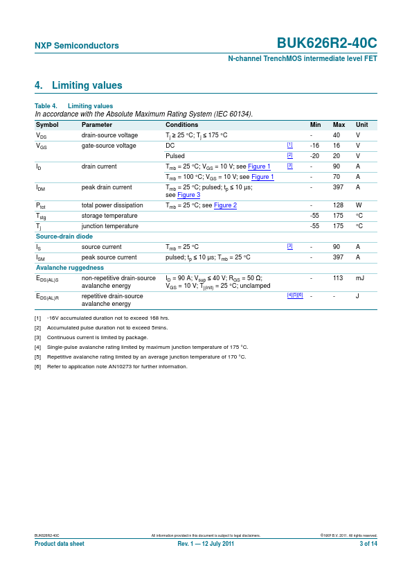 BUK626R2-40C