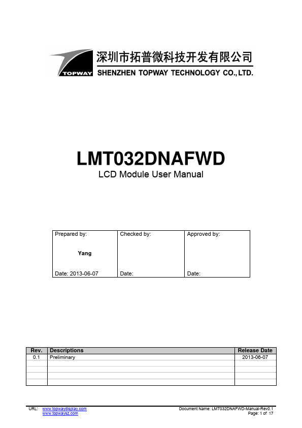 LMT032DNAFWD