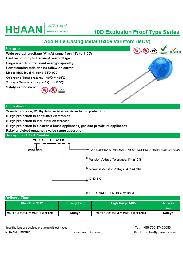 VDR-10D820K