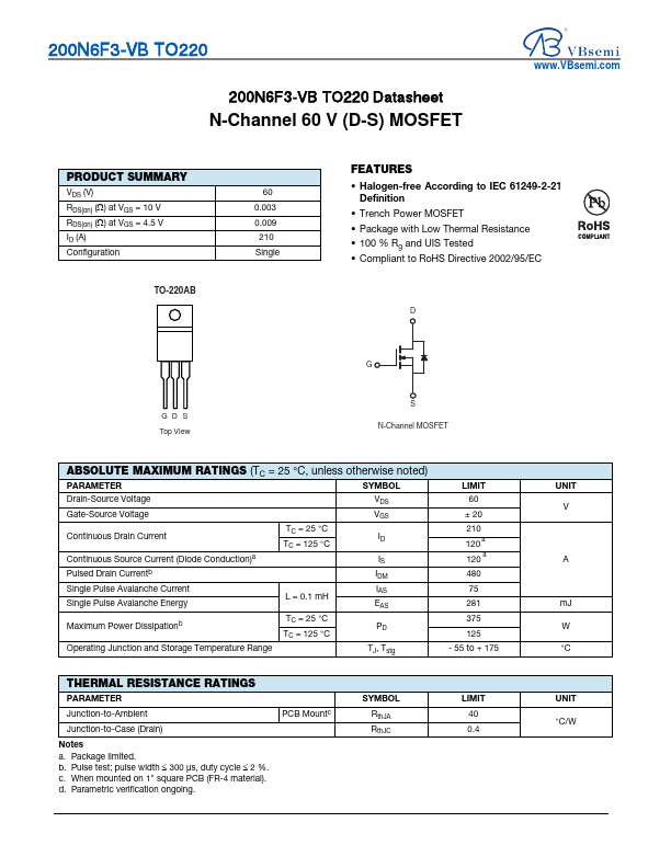 200N6F3 Datasheet Preview