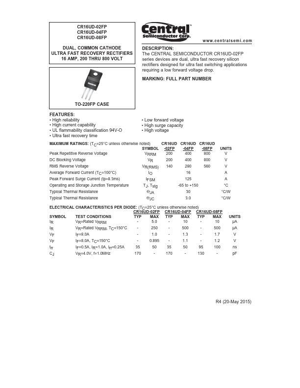 CR16UD-08FP