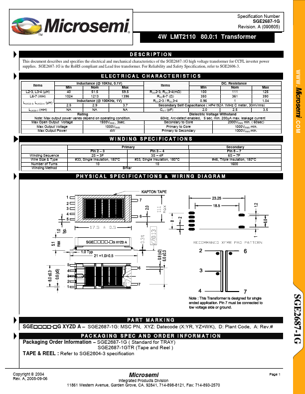 SGE2687-1G