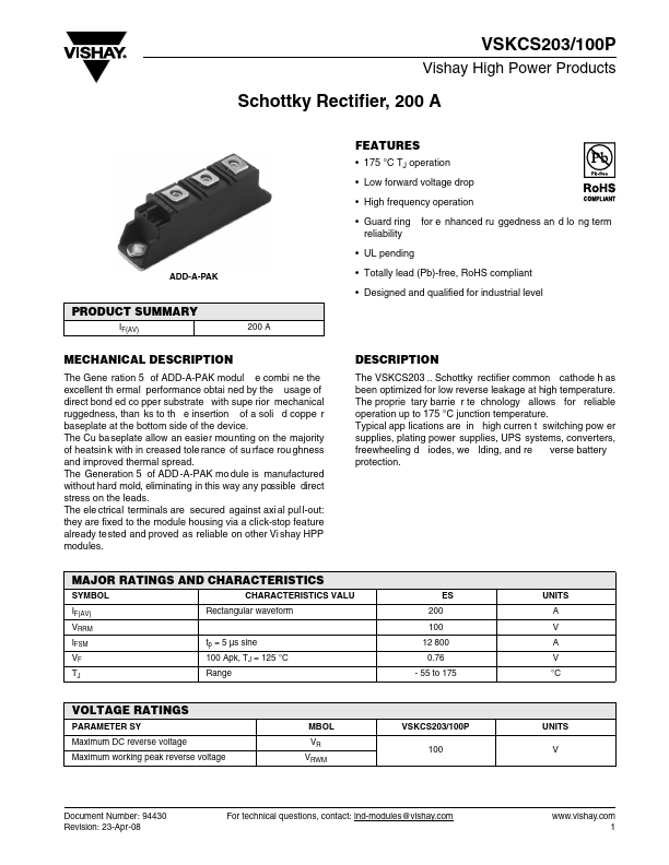 VSKCS203-100P