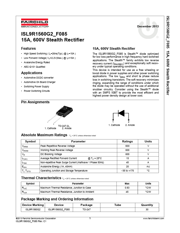 ISL9R1560G2_F085