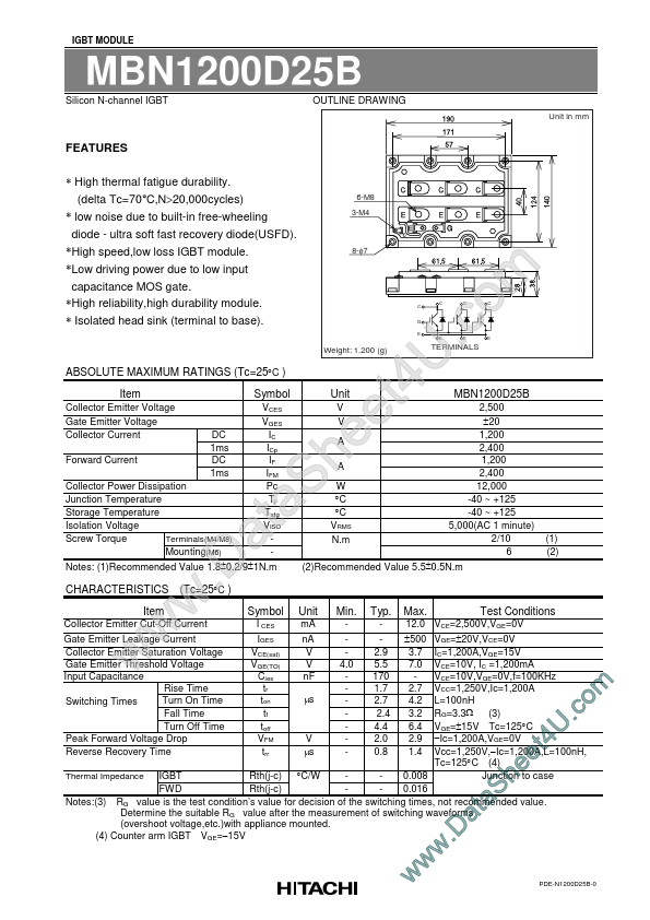 MBN1200D25B