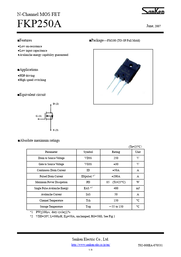 FKP250A