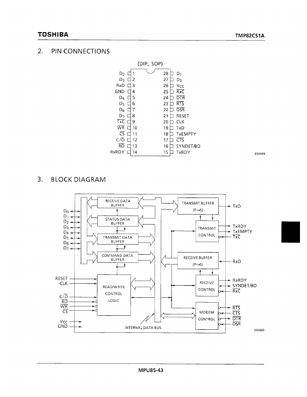 TMP82C51AM-10