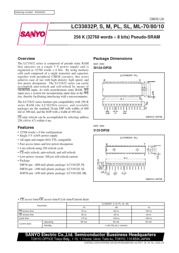 LC33832SL