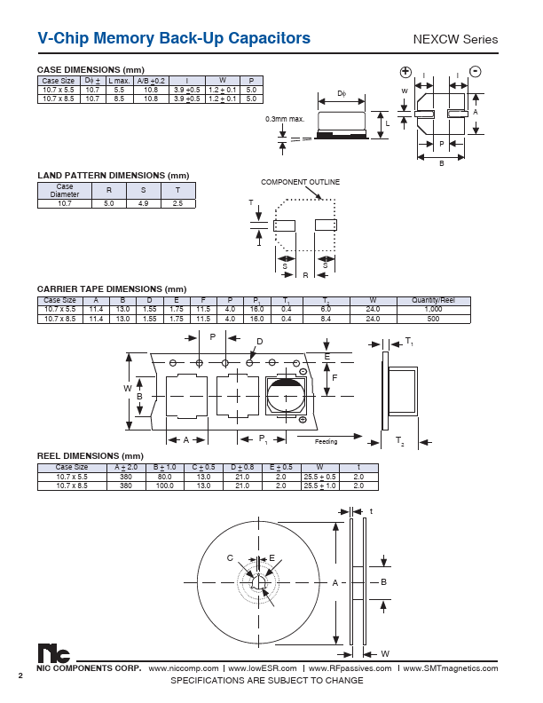 NEXCW104Z5.5V10.7X5.5TRF