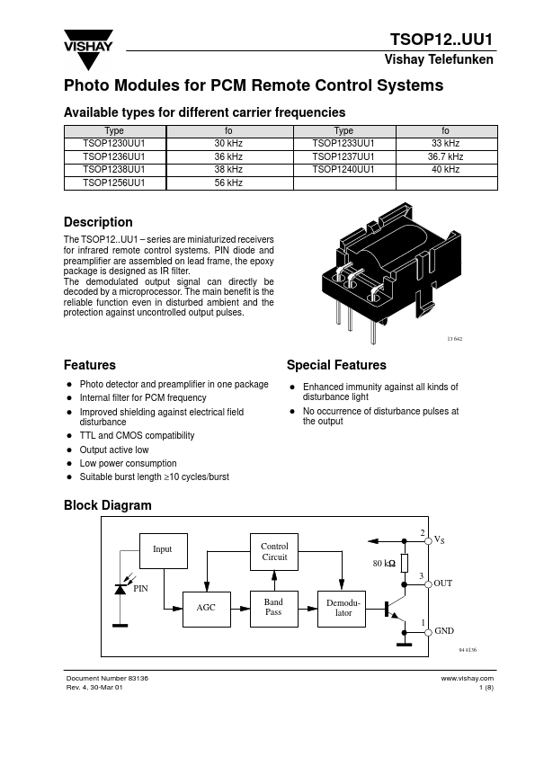 TSOP1240UU1