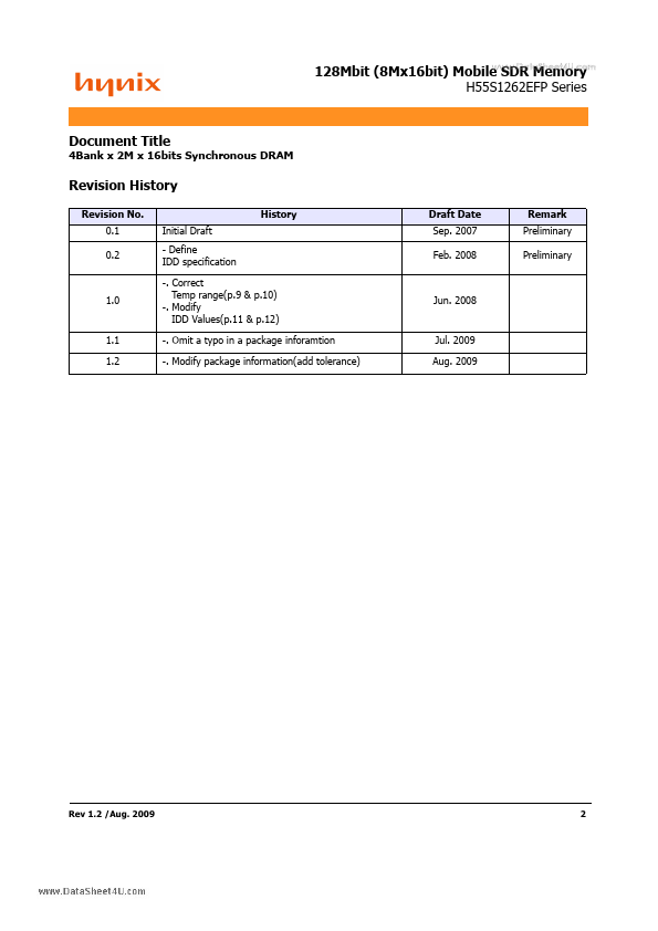 H55S1262EFP-75M