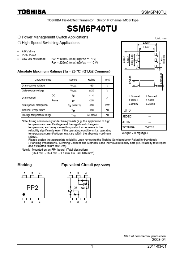 SSM6P40TU