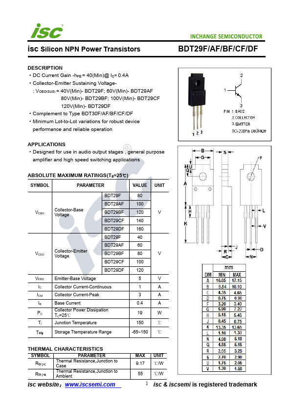 BDT29CF