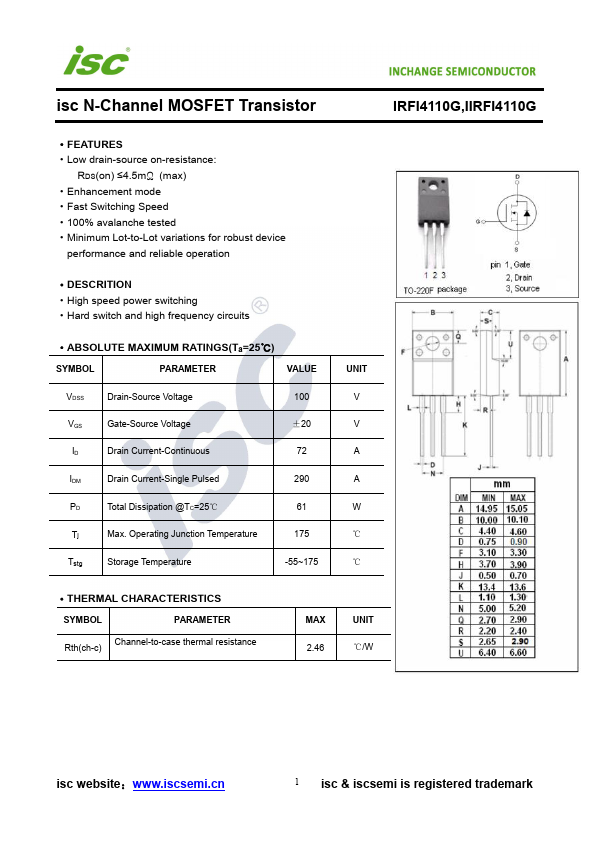 IRFI4110G