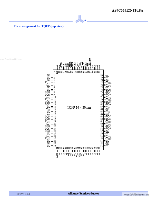 AS7C33512NTF18A