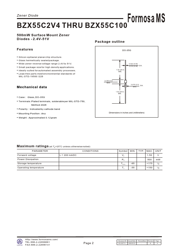 BZX55C18