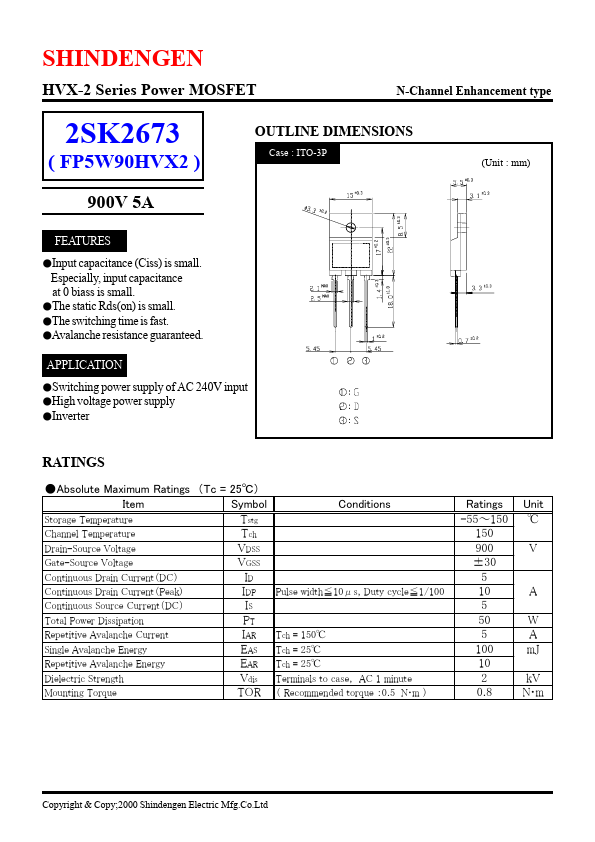 2SK2673