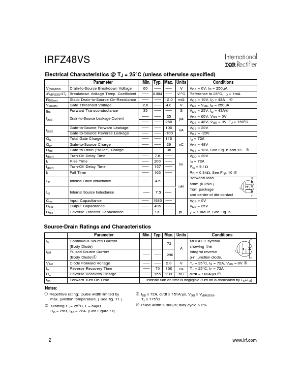 IRFZ48VS