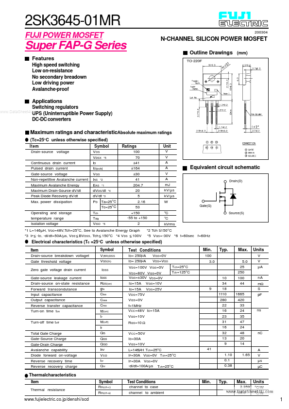 2SK3645-01MR