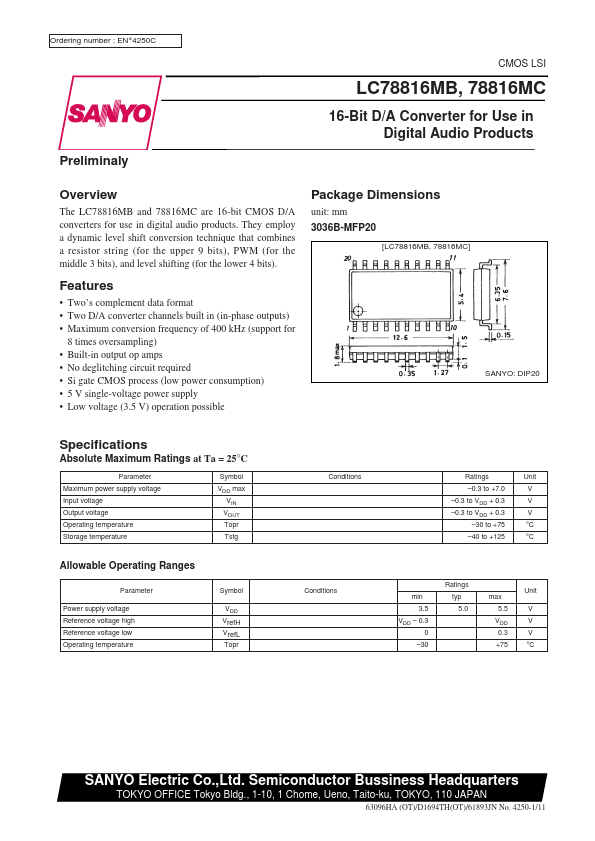 LC78816MC