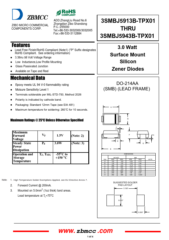 3SMBJ5917B-TPX01