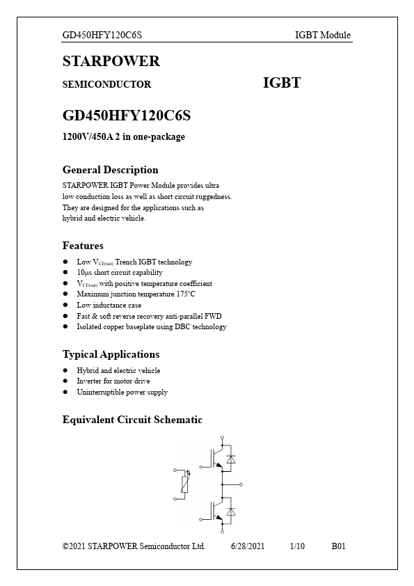 GD450HFY120C6S Datasheet Preview