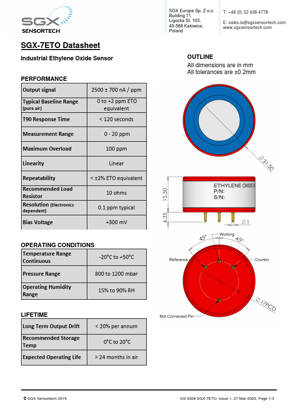 SGX-7ETO Datasheet Preview