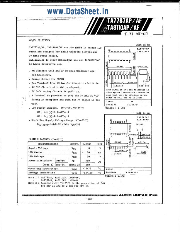 TA8110AF