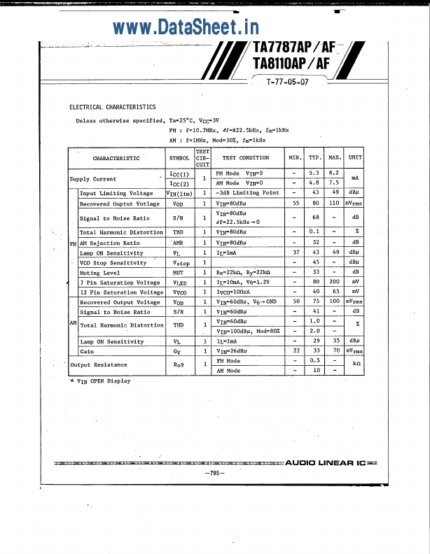 TA8110AF