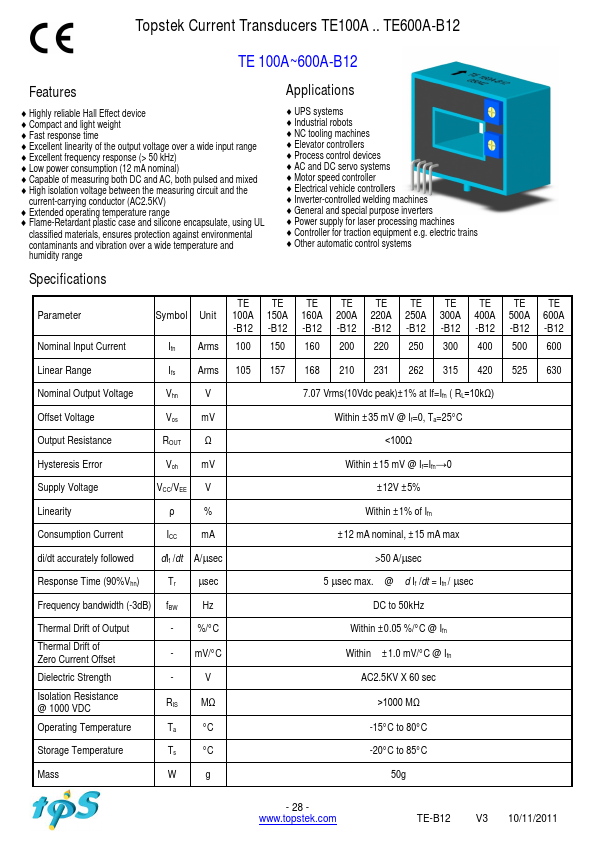 TE400A-B12