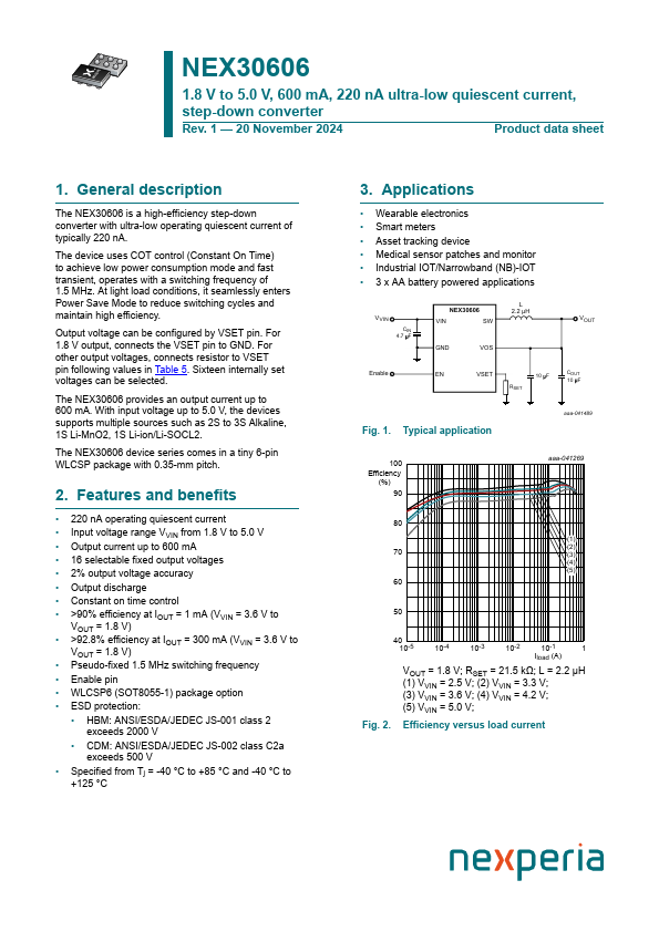 NEX30606 Datasheet Preview
