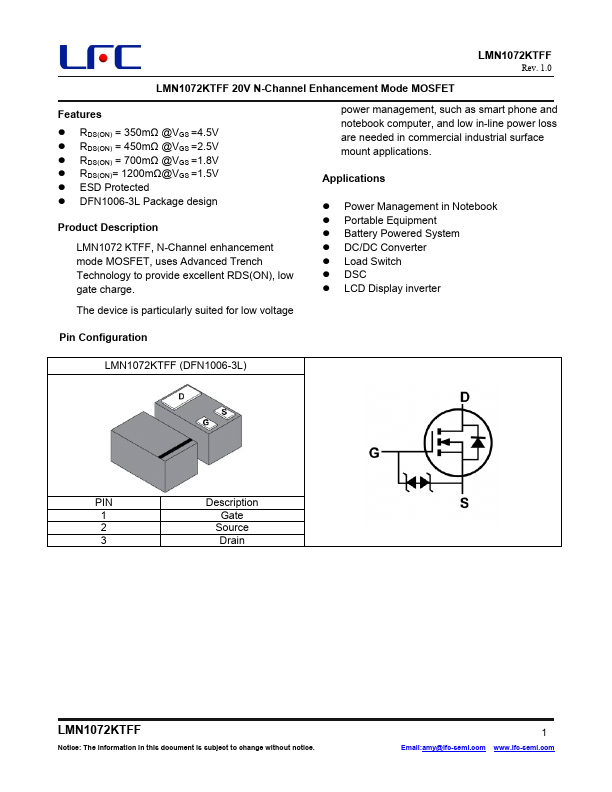 LMN1072KTFF Datasheet Preview